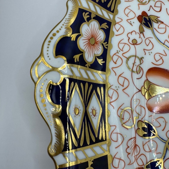 Royal Crown Derby Imari 2451 Square Cake Plate. Vintage Imari 10.5" Square Plate - Picture 10 of 12